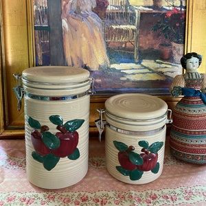 Two vintage gar ( apple 🍎 leaves 🍃)